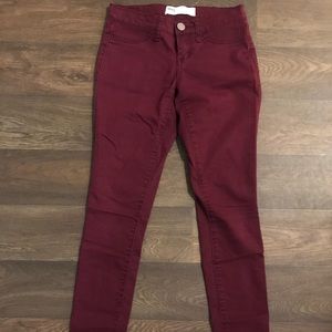 RSQ Jeans, size 1! Burgundy!